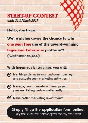 Bild: Mitmachen & Gewinnen: Ingenious Technologies unterstützt Startups mit Marketingtechnologie