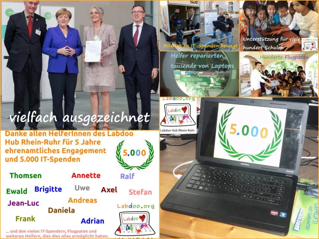 Collage 5.000. Laptop