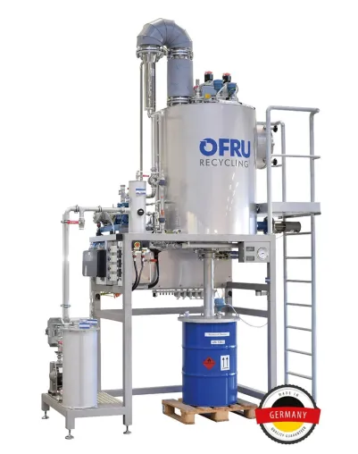 Lösemittel aufbereiten statt entsorgen: OFRU bringt Recycling per Destillation direkt in die Industrie Bild: Lösemittel aufbereiten statt entsorgen: OFRU bringt Recycling per Destillation direkt in die Industrie