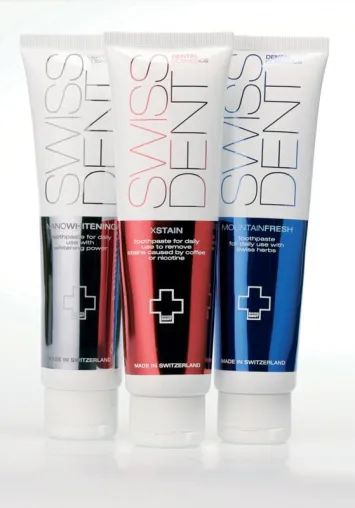 Swissdent garantiert ein strahlendes Lächeln - Dentalkosmetik, die über die tägliche Zahnpflege hinaus geht Bild: Swissdent garantiert ein strahlendes Lächeln - Dentalkosmetik, die über die tägliche Zahnpflege hinaus geht