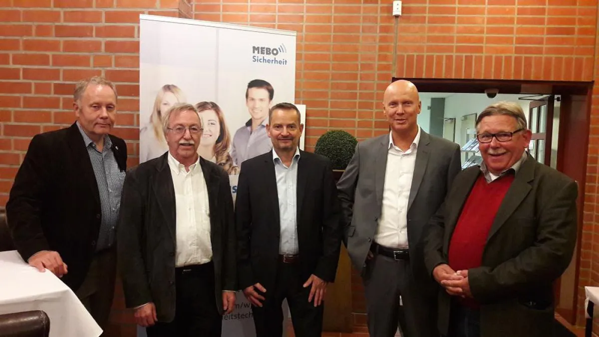 BdSt-Vorstand und MEBO-Führung freuen sich über eine gelungene Veranstaltung