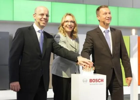 Bosch gibt Startschuss für die Energiewende im privaten Haushalt Bild: Bosch gibt Startschuss für die Energiewende im privaten Haushalt