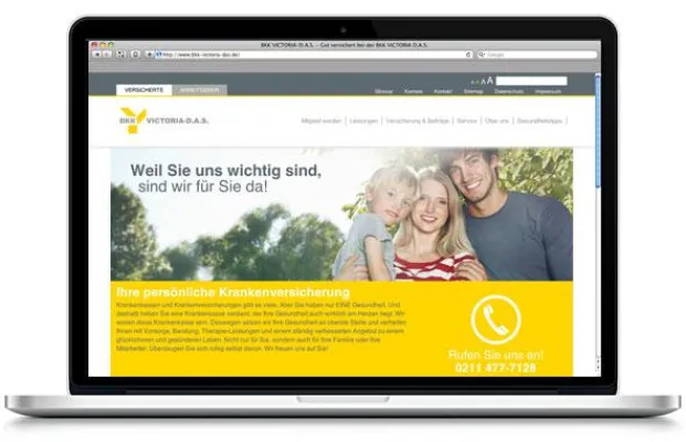 Bild: Kaiserberg Kommunikation: Relaunch des Webportals der BKK VICTORIA-D.A.S.