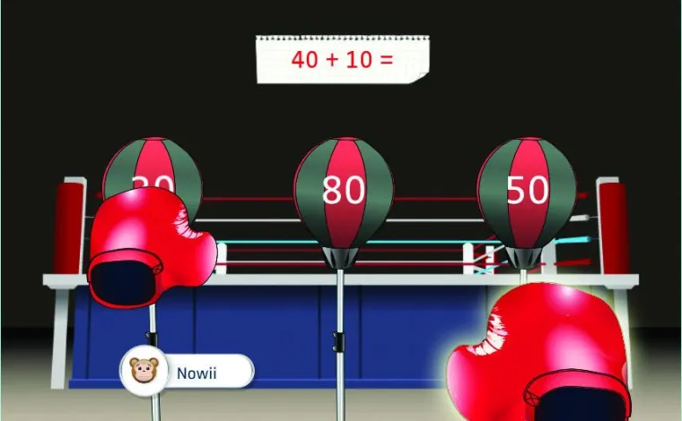 Bild: Durchboxen zum Mathe-Champion - Power Mathe bringt Bewegung ins Rechnen