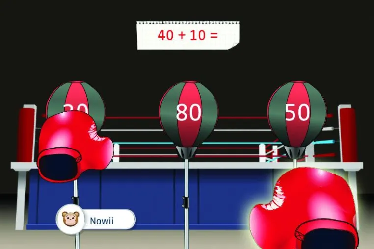 Bild: Durchboxen zum Mathe-Champion - Power Mathe bringt Bewegung ins Rechnen