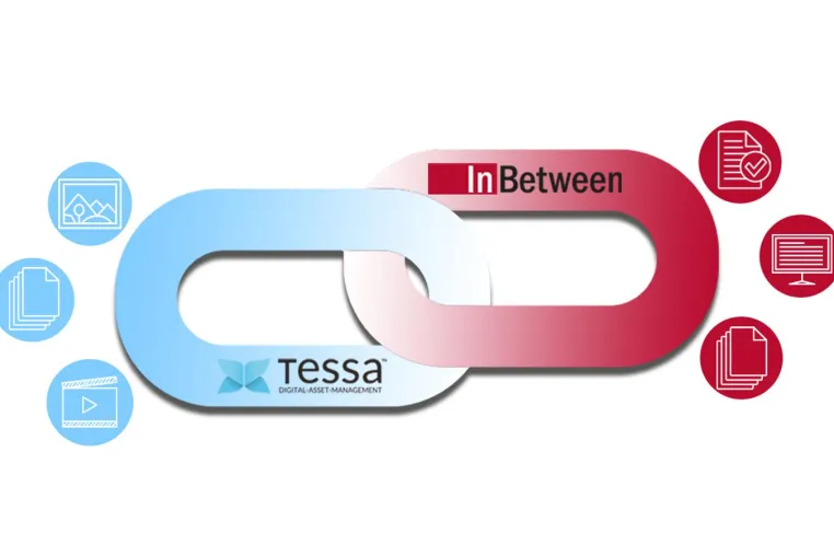Neue InBetween Schnittstelle zu TESSA DAM (Digital-Asset-Management) Bild: Neue InBetween Schnittstelle zu TESSA DAM (Digital-Asset-Management)