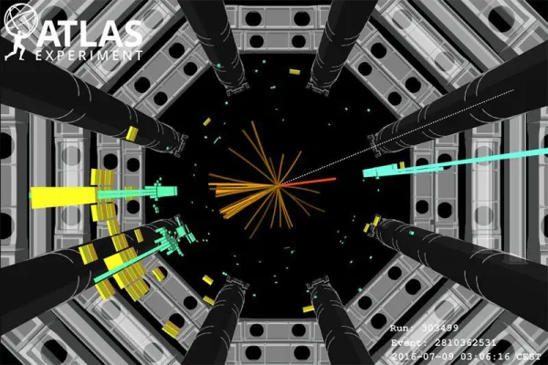 Hinweise auf Zerfall des Higgs-Teilchens in Quarks Bild: Hinweise auf Zerfall des Higgs-Teilchens in Quarks