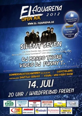 Bild: AQUARENA Open Air steht für klasse Musik, prominente Stars, Badespaß und vieles mehr