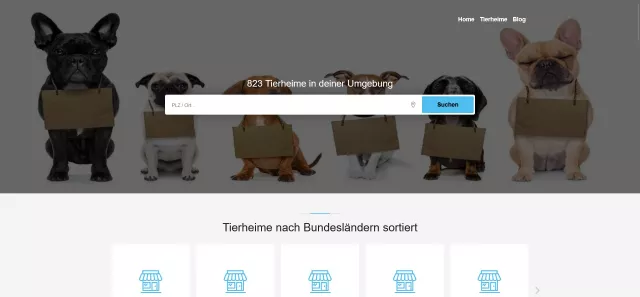 Bild: Das digitale Zuhause für Tierheime und Tierfreunde deutschlandweit