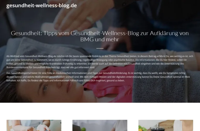 Bild: Wellness trifft Wissenschaft: Ein Blog für Körper, Geist und Seele