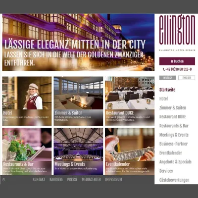 Bild: ELLINGTON HOTEL BERLIN PRÄSENTIERT SICH IM NEUEN ONLINE LOOK