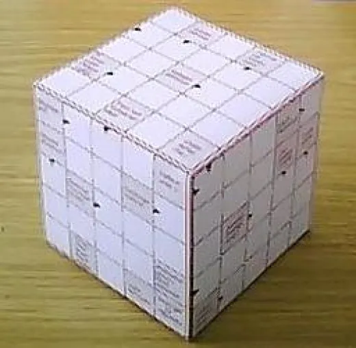 Der Kreuzwortwürfel - Schwedenrätsel in drei Dimensionen Bild: Der Kreuzwortwürfel - Schwedenrätsel in drei Dimensionen