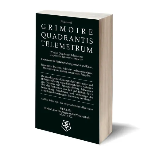 Bild: Vorstellung der deutschen Ausgabe des Wndsn Grimoire Quadrantis Telemetrum
