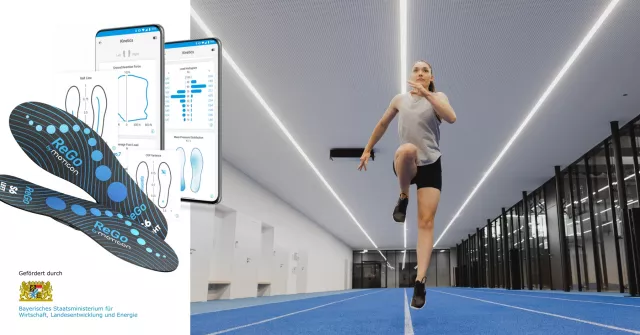 Bild: Das digitale Labor im Schuh - ein Meilenstein für den Leistungssport