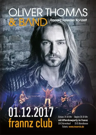 Bild: OLIVER THOMAS - Record Release Konzert am 01.12.2017 in Berlin!