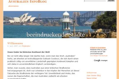 Bild: Down Under im Blog: Die Freiheit Australiens im Internet genießen