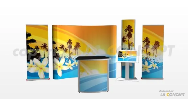 Bild: Digitale Messestände für die Kiosk Europe Expo 2010