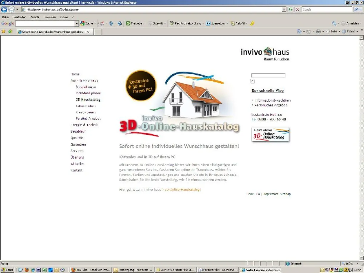 Screenshot invivo haus