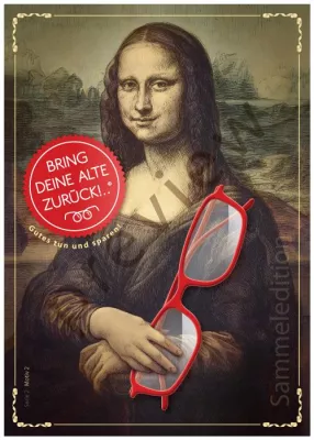 Bild: Das Lachen der Mona Lisa - Gemälde ist neues Motiv von Bring deine Alte zurück