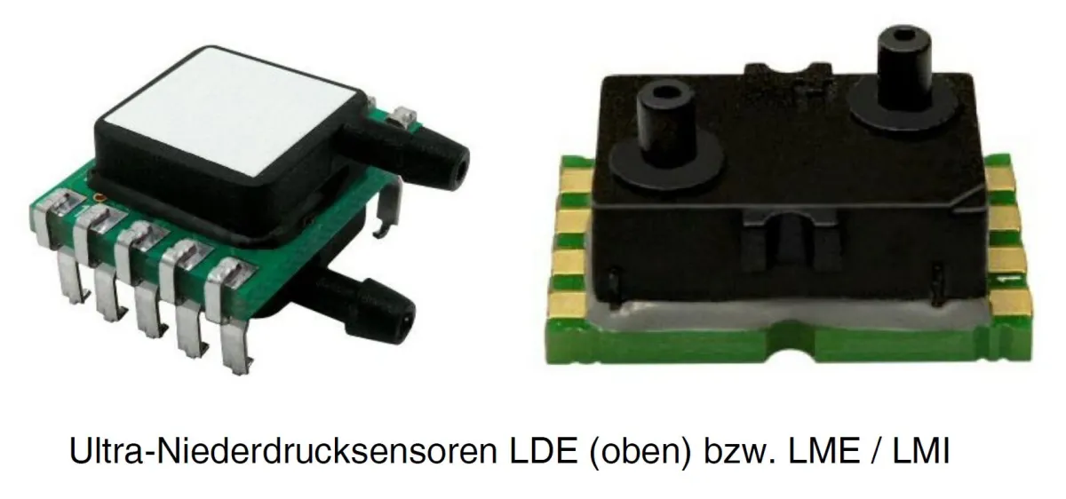 Ultra-Niederdrucksensoren LDE / LME / LMI AMSYS (© AMSYS GmbH & Co. KG)