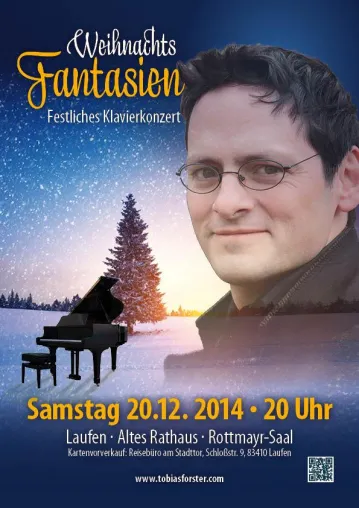Weihnachtsfantasien - Solokonzert mit Echopreisträger Tobias Forster Bild: Weihnachtsfantasien - Solokonzert mit Echopreisträger Tobias Forster