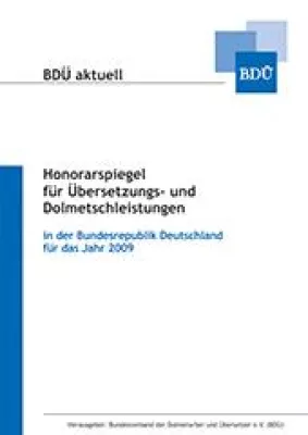Bild: Neuer Honorarspiegel für Übersetzungen und Dolmetschleistungen