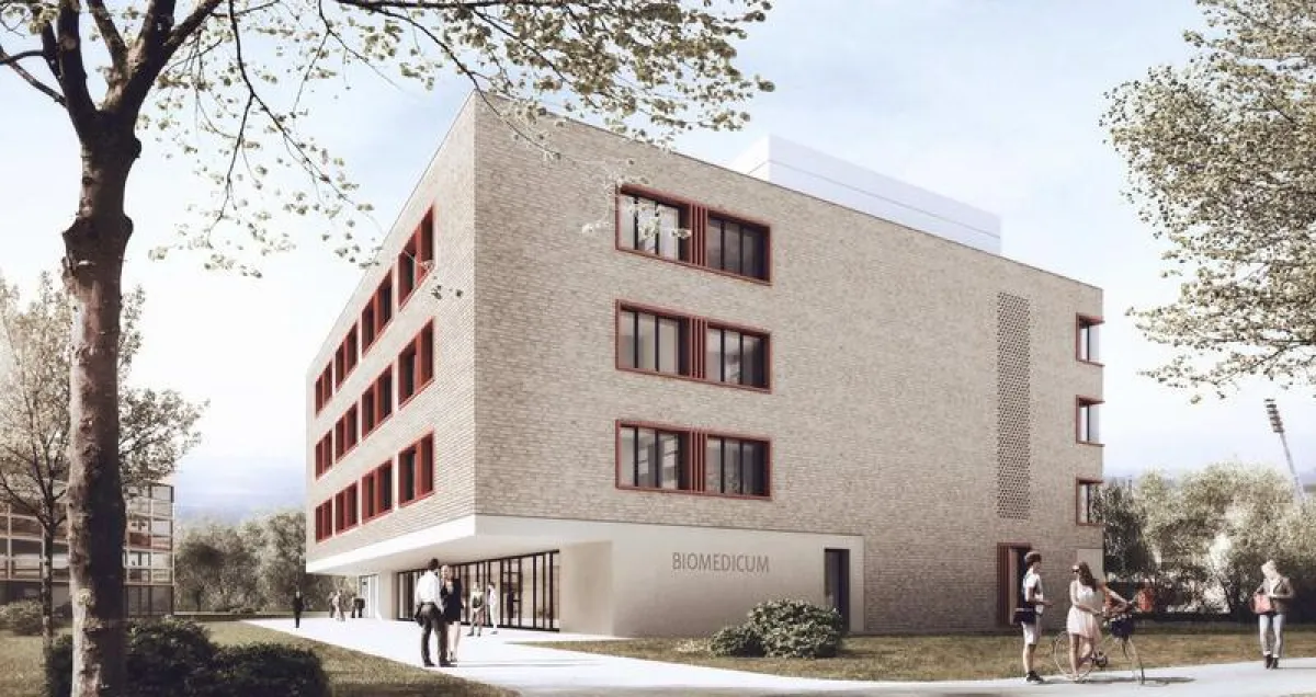 BIOMEDICUM – Forschungs- und Lehrgebäude der Universitätsmedizin Rostock, Baubeginn 2018 ()