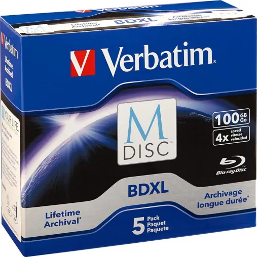 Bild: Neu: M-DISC Blu-ray BDXL mit 100GB und 1.000 Jahren Datensicherhei