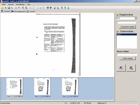 Bild: Release des Dokumentenmanagementsystems ProDMS Basic Edition für die Dokumentenkamera Sceye v. Silvercreations