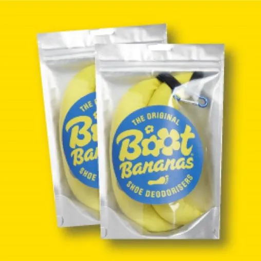 Bild: Boot Bananas: Angenehm riechende und Feuchtigkeit absorbierende Schuherfrischer für Laufschuhe und Käsefüße!