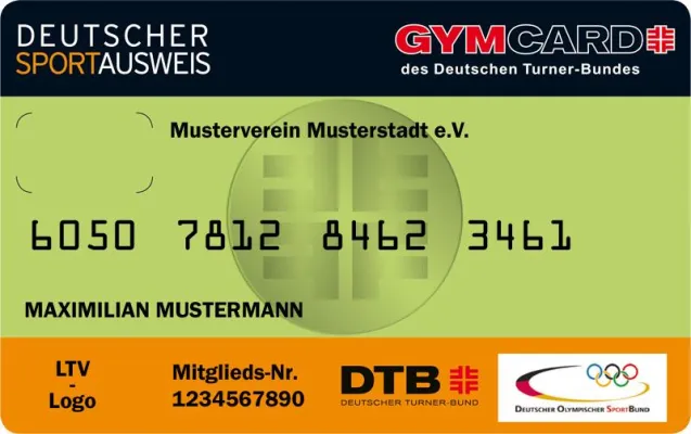 Bild: DTB-GYMCARD und Deutscher Sportausweis kooperieren