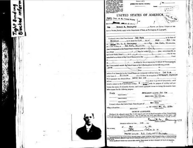 Bild: 160.000 deutsche Namen aus US-Reisepassanträge-Datenbank ab sofort online verfügbar - 1795-1925