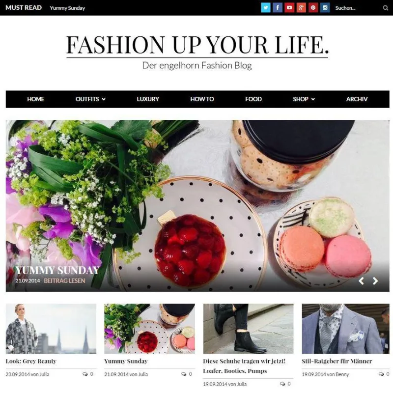 Das engelhorn Blogazine Fashion Up Your Life.