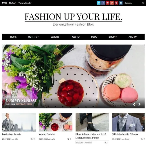 Bild: engelhorn relauncht preisgekröntes Blogazine „Fashion Up Your Life“