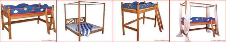 Anspruchsvolle Kinder- und Babymöbel aus massivem Holz Bild: Anspruchsvolle Kinder- und Babymöbel aus massivem Holz