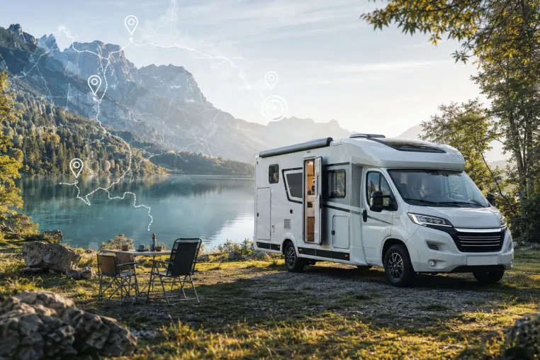 Bild: Camping-KI: KI-Assistent, Routing und Reisetagebuch in einer App bündeln die Camping-Trip-Planung