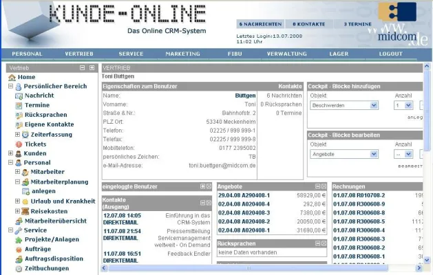 Bild: Servicemanagement weltweit - On Demand