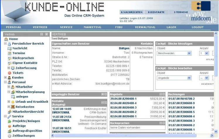 Bild: Servicemanagement weltweit - On Demand