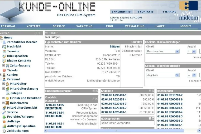 Bild: Servicemanagement weltweit - On Demand