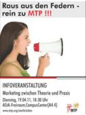 Bild: „Raus aus den Federn – rein zu MTP!“