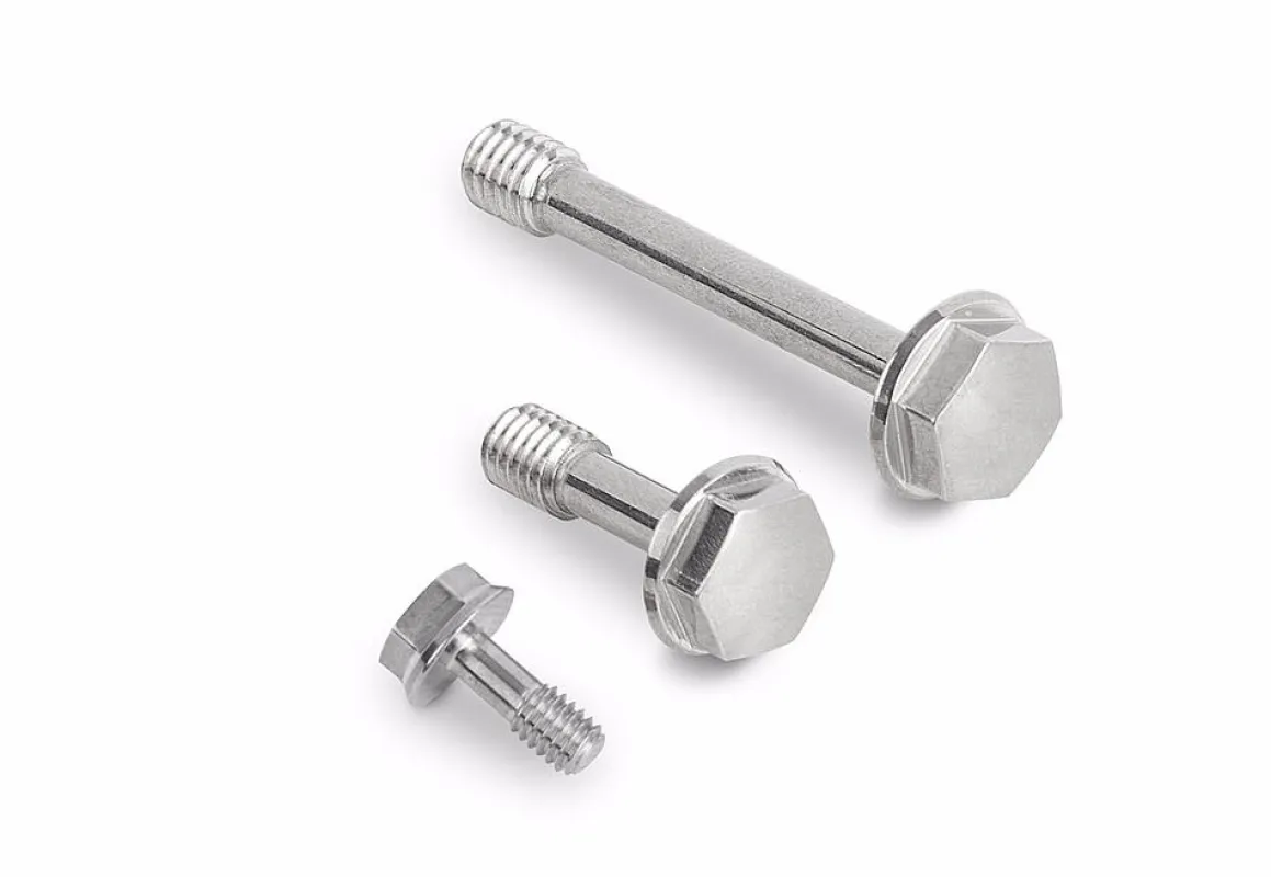 Dünnschaftschraube mit Sechskant im Hygienic Design (Foto: NovoNox KG)