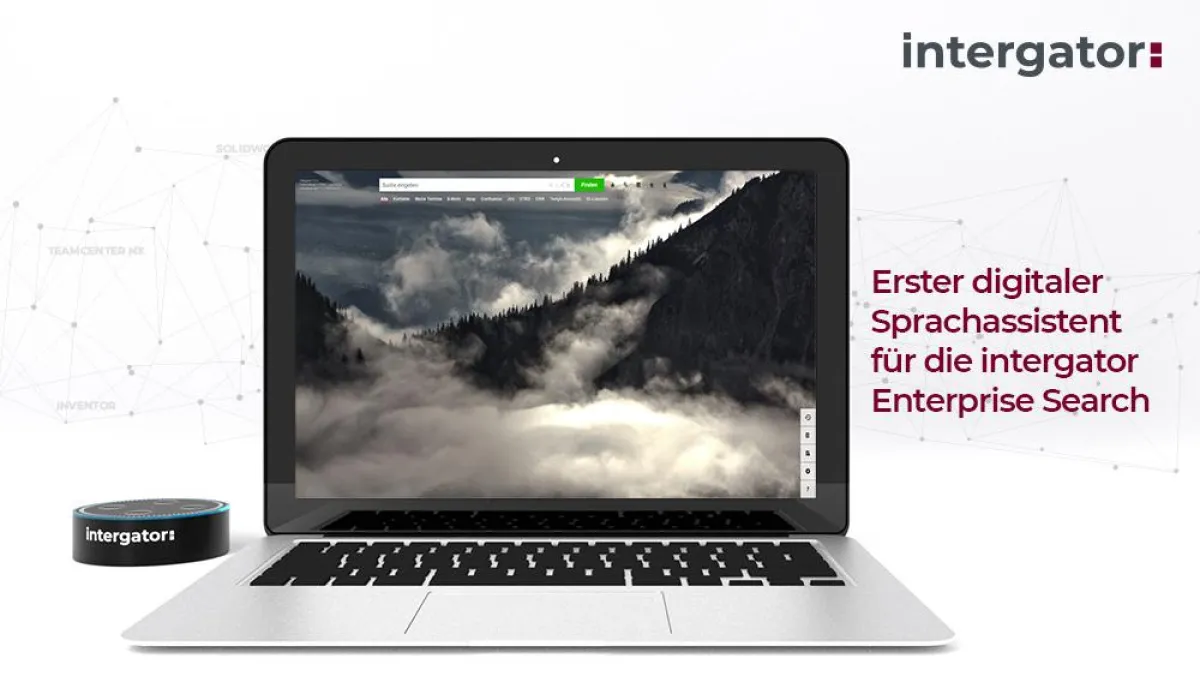 Erster digitaler Sprachassistent für die intergator Enterprise Search