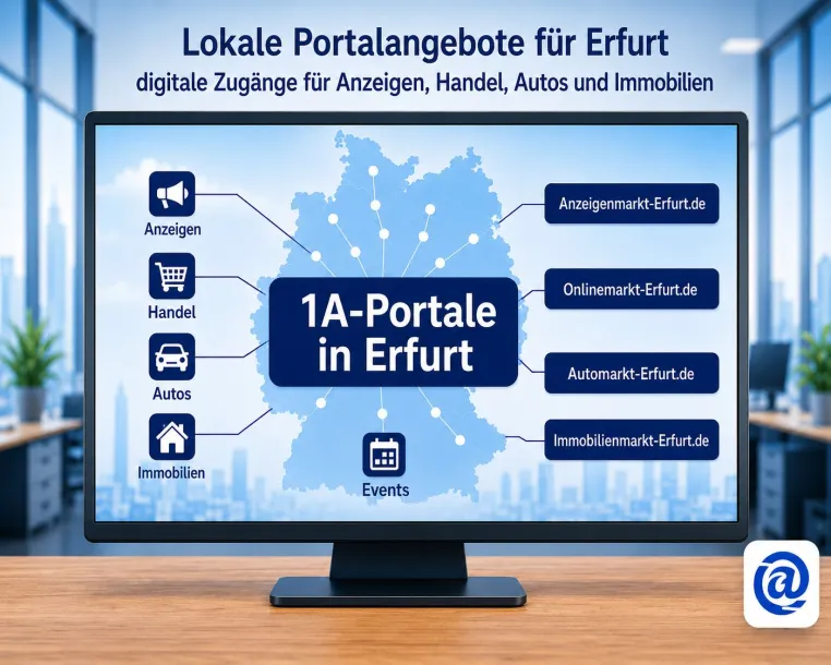 Bild: Erfurt erhält mit 1A-Portale.de zentrale Einstiege für lokale Angebote und Handel