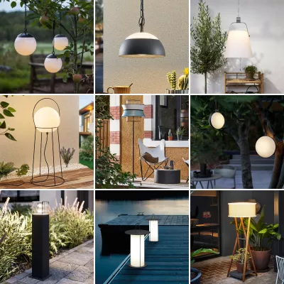 Bild: Lichtstimmung für die Outdoorlounge - Lampenwelt.de präsentiert Lichtideen für Freisitz, Gartenwege & Co.