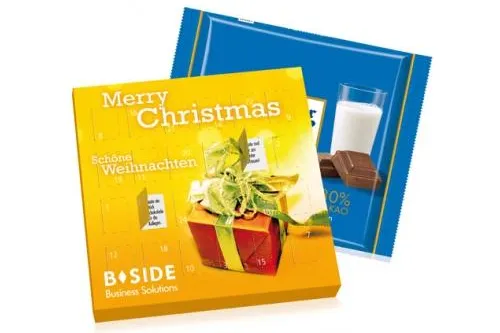Ritter SPORT WerbeAdventskalender im quadratisch guten Format Bild: Ritter SPORT WerbeAdventskalender im quadratisch guten Format
