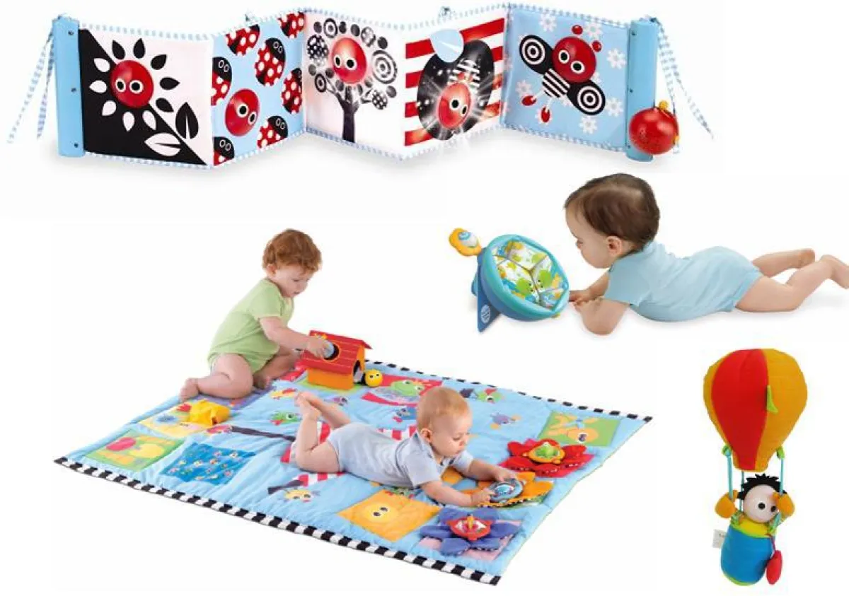 Yookidoo-Spielwaren machen Spaß und trainieren gleichzeitig Intellekt und Motorik der Kleinen.