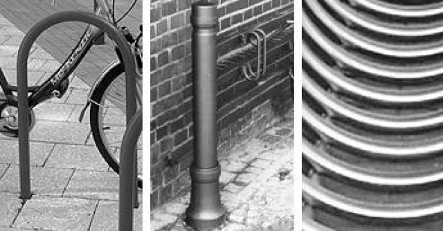 Bild: Fahrradständer als kommunale Gestaltungselemente