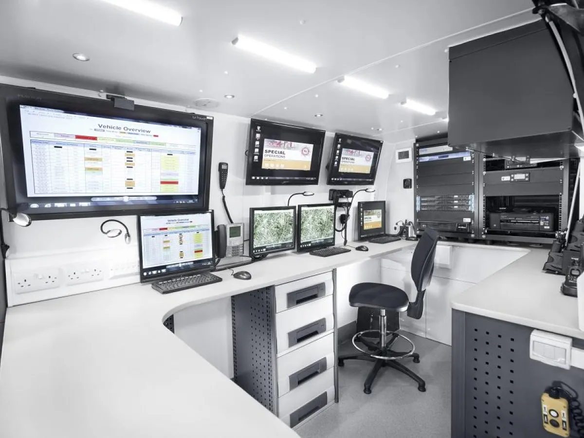 Die bott vario Fahrzeugeinrichtung als mobile Einsatzzentrale