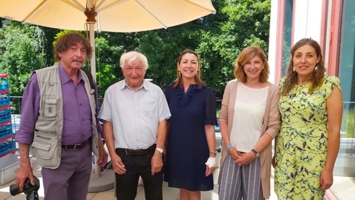 Hartmut Prünster, Martin Kaufmann, Antonella Arseni, Helene Christanell, Lydia Kafmann (© Filmfestival Bozen)
