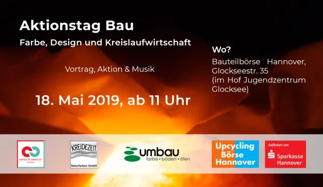 Bild: Umweltschutz soll Freude bereiten - Familienfreundlicher Aktionstag am 18. Mai in der Bauteilbörse Hannover